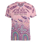 NAIDOC Week 2025 Indigenous Women V-Neck T-Shirt Pastel Dream