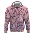 NAIDOC Week 2025 Indigenous Zip Hoodie Pastel Dream