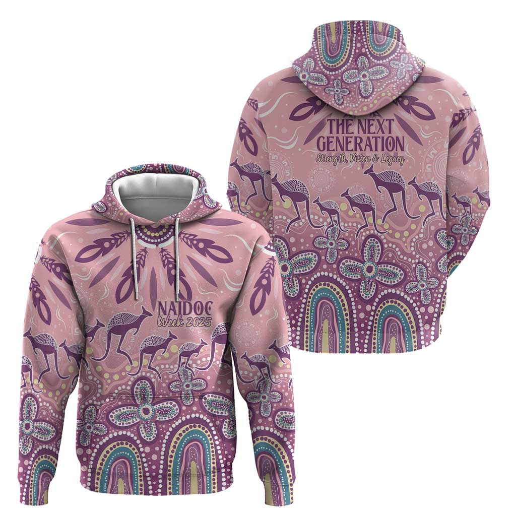 NAIDOC Week 2025 Indigenous Zip Hoodie Pastel Dream