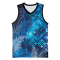 Aotearoa Taniko Matariki Basketball Jersey Cosmic Blue