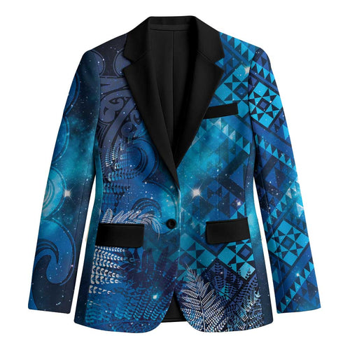 Aotearoa Taniko Matariki Blazer Cosmic Blue