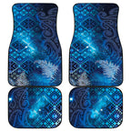 Aotearoa Taniko Matariki Car Mats Cosmic Blue