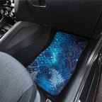 Aotearoa Taniko Matariki Car Mats Cosmic Blue