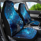 Aotearoa Taniko Matariki Car Seat Cover Cosmic Blue