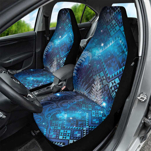 Aotearoa Taniko Matariki Car Seat Cover Cosmic Blue