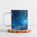 Aotearoa Taniko Matariki Ceramic Mug Cosmic Blue