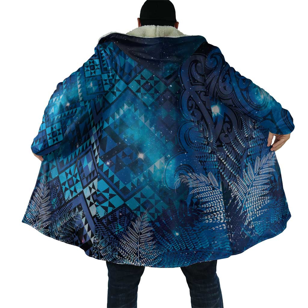 Aotearoa Taniko Matariki Cloak Cosmic Blue