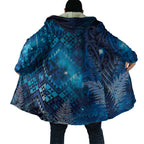 Aotearoa Taniko Matariki Cloak Cosmic Blue