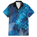 Aotearoa Taniko Matariki Hawaiian Shirt Cosmic Blue