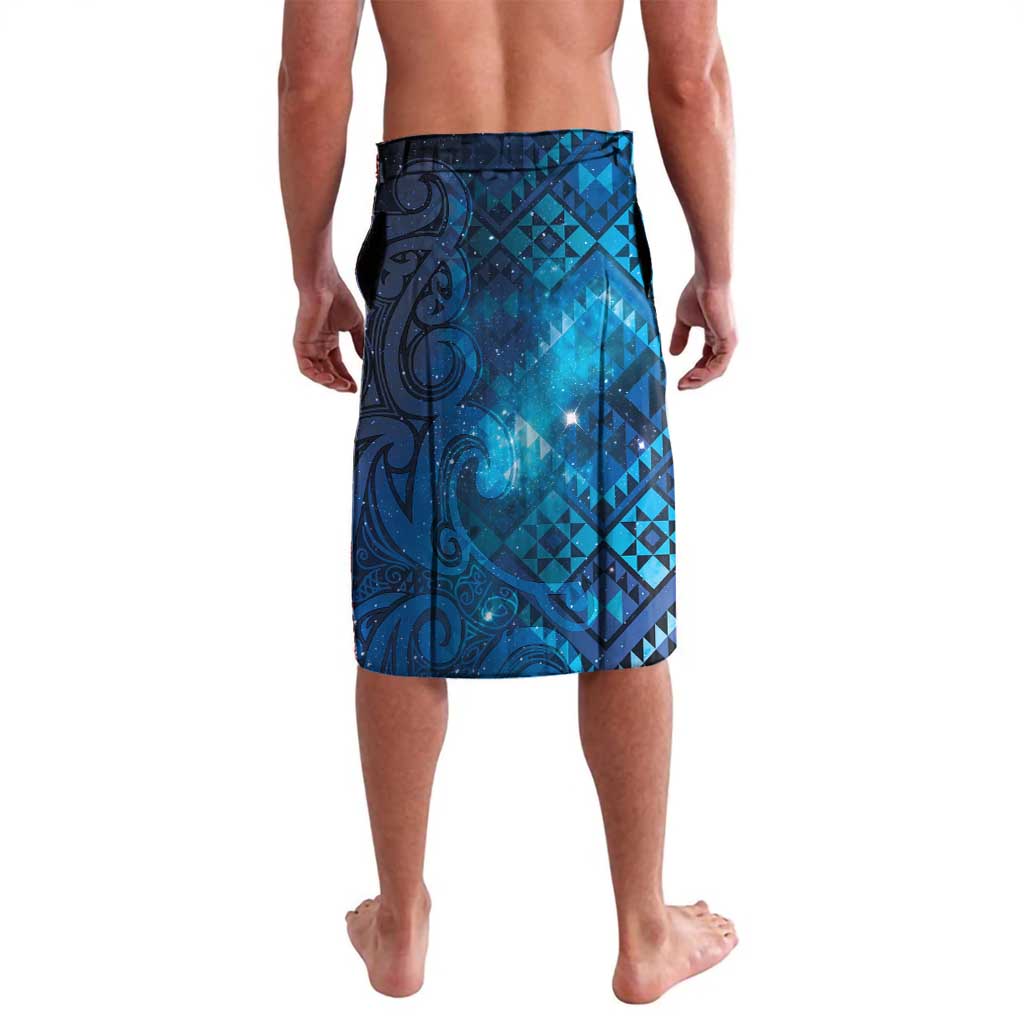 Aotearoa Taniko Matariki Lavalava Cosmic Blue