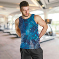 Aotearoa Taniko Matariki Men Tank Top Cosmic Blue