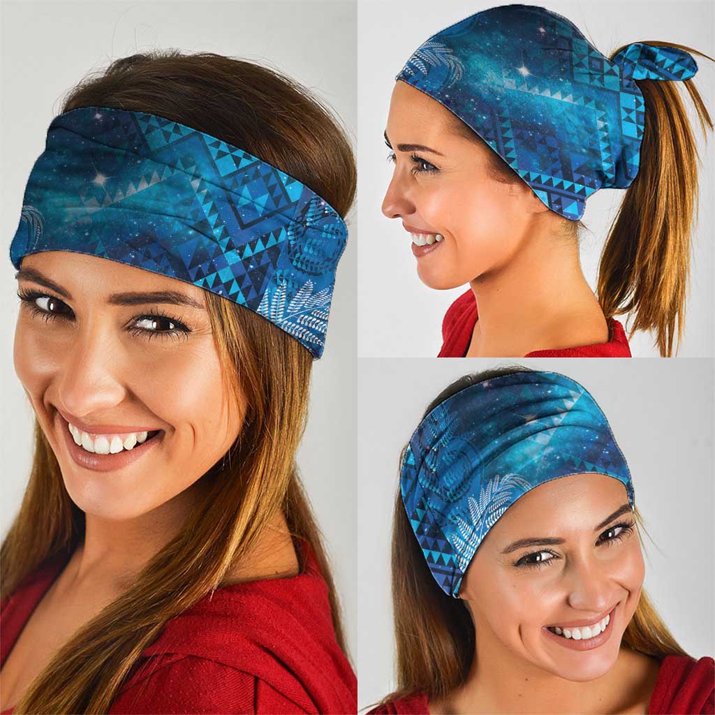 Aotearoa Taniko Matariki Neck Gaiter Cosmic Blue