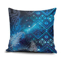 Aotearoa Taniko Matariki Pillow Cover Cosmic Blue