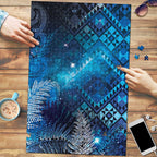 Aotearoa Taniko Matariki Puzzle Cosmic Blue
