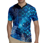 Aotearoa Taniko Matariki Rugby Jersey Cosmic Blue