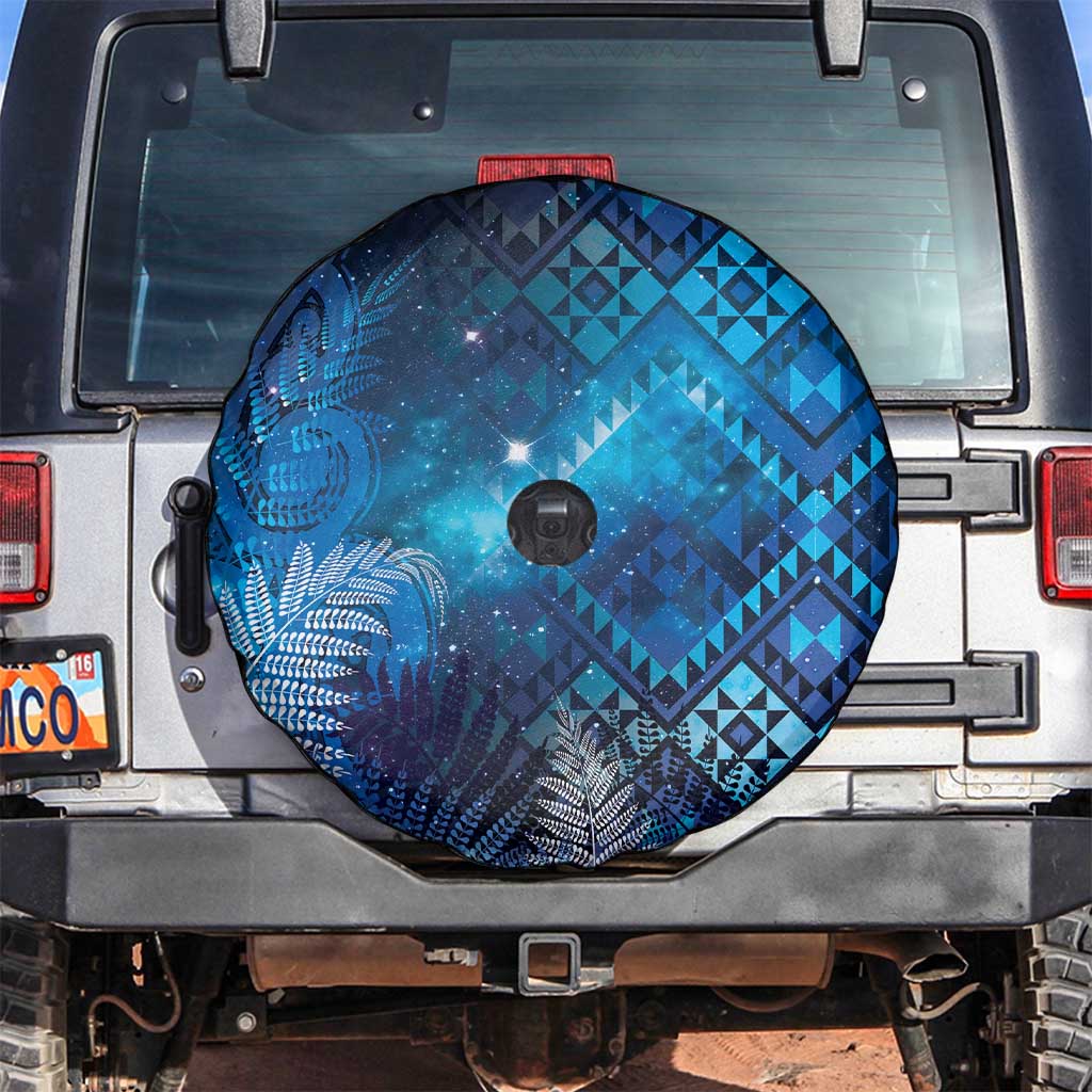 Aotearoa Taniko Matariki Spare Tire Cover Cosmic Blue