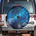 Aotearoa Taniko Matariki Spare Tire Cover Cosmic Blue