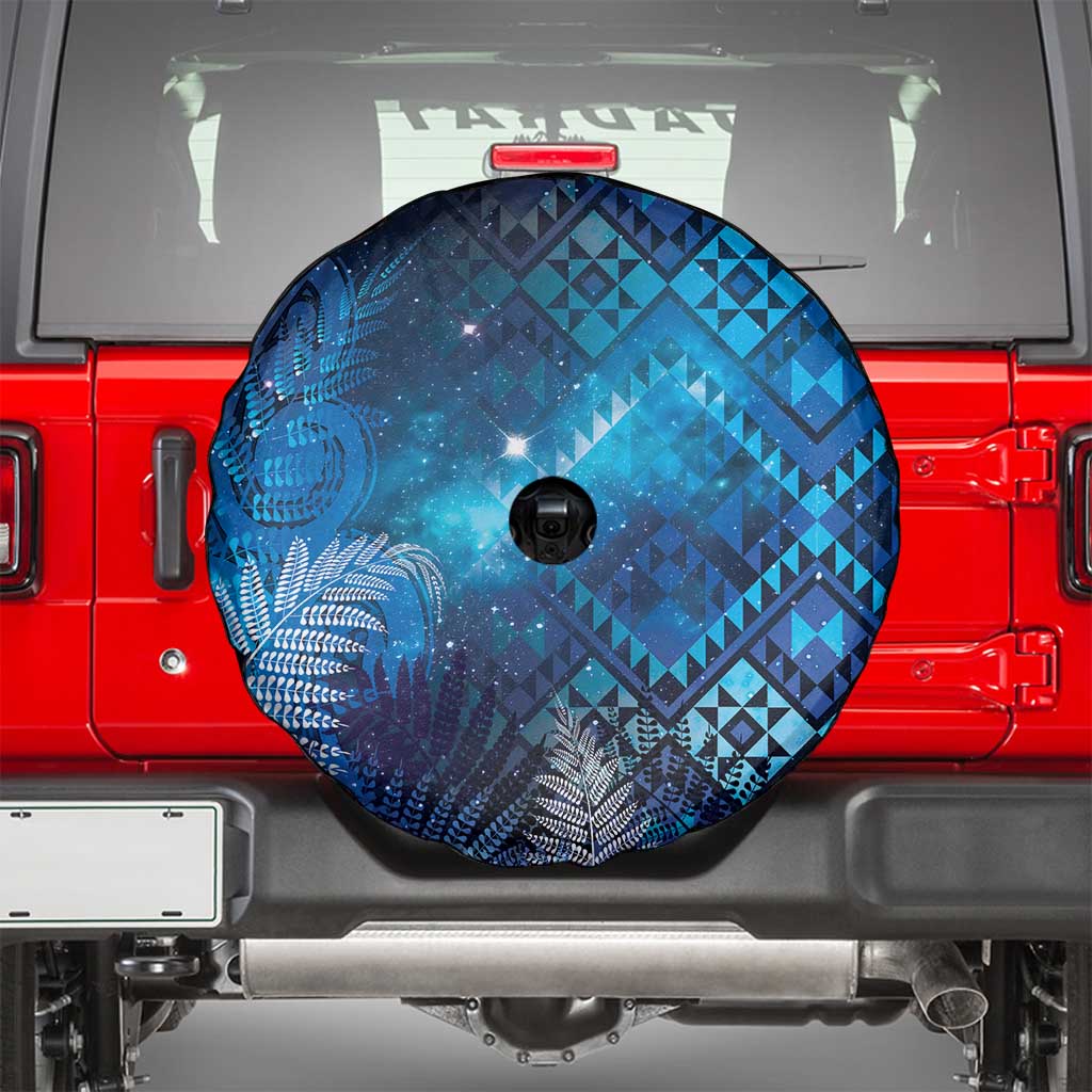 Aotearoa Taniko Matariki Spare Tire Cover Cosmic Blue