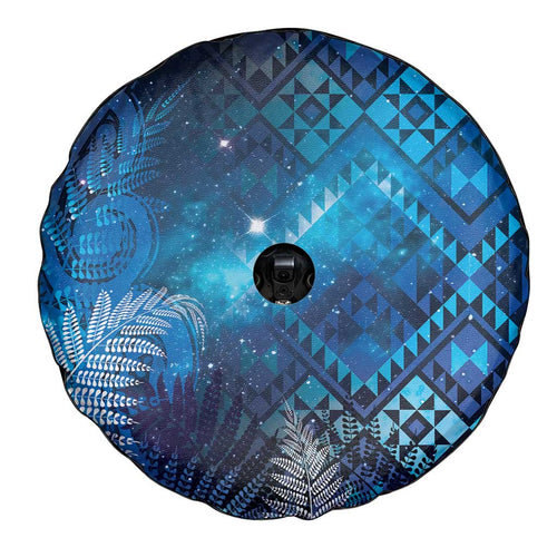 Aotearoa Taniko Matariki Spare Tire Cover Cosmic Blue