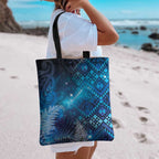 Aotearoa Taniko Matariki Tote Bag Cosmic Blue