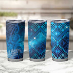 Aotearoa Taniko Matariki Tumbler Cup Cosmic Blue