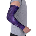 Aotearoa Taniko Matariki Arm Sleeves Cosmic Violet