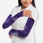 Aotearoa Taniko Matariki Arm Sleeves Cosmic Violet