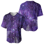 Aotearoa Taniko Matariki Baseball Jersey Cosmic Violet