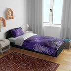 Aotearoa Taniko Matariki Bedding Set Cosmic Violet