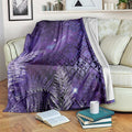 Aotearoa Taniko Matariki Blanket Cosmic Violet