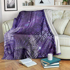 Aotearoa Taniko Matariki Blanket Cosmic Violet