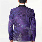 Aotearoa Taniko Matariki Blazer Cosmic Violet