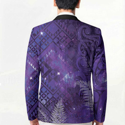 Aotearoa Taniko Matariki Blazer Cosmic Violet