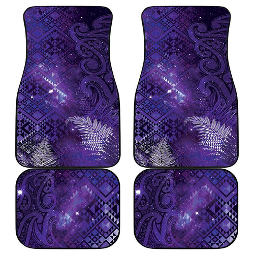 Aotearoa Taniko Matariki Car Mats Cosmic Violet