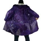 Aotearoa Taniko Matariki Cloak Cosmic Violet