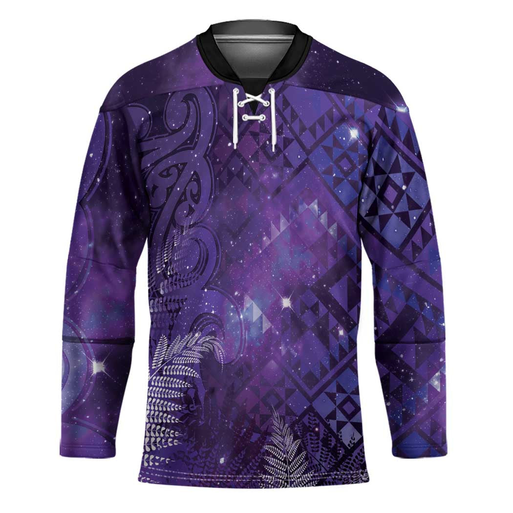 Aotearoa Taniko Matariki Hockey Jersey Cosmic Violet