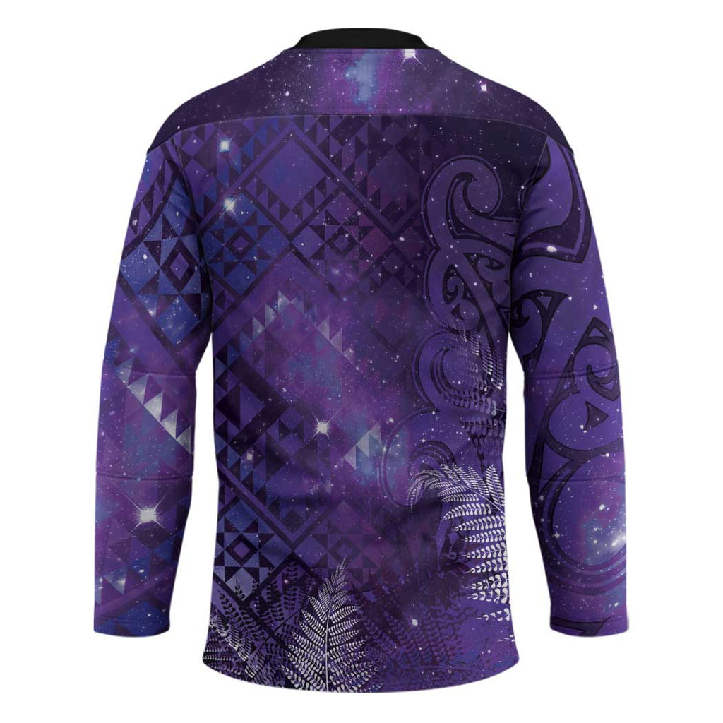 Aotearoa Taniko Matariki Hockey Jersey Cosmic Violet