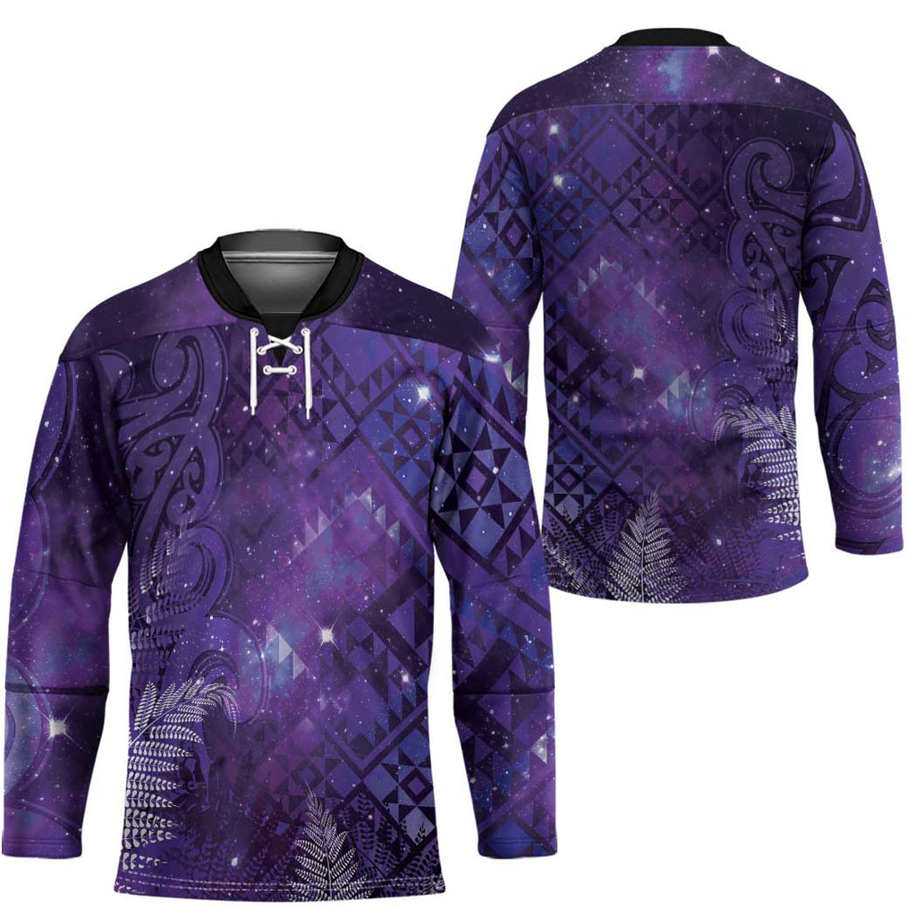 Aotearoa Taniko Matariki Hockey Jersey Cosmic Violet