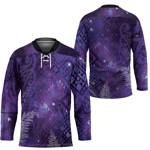 Aotearoa Taniko Matariki Hockey Jersey Cosmic Violet