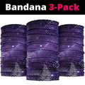 Aotearoa Taniko Matariki Neck Gaiter Cosmic Violet