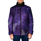 Aotearoa Taniko Matariki Padded Jacket Cosmic Violet