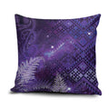 Aotearoa Taniko Matariki Pillow Cover Cosmic Violet