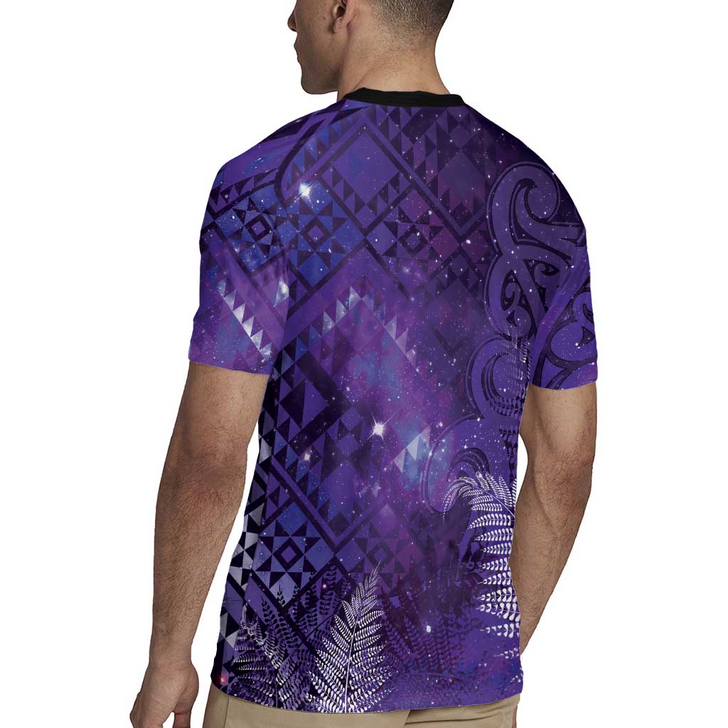 Aotearoa Taniko Matariki Rugby Jersey Cosmic Violet