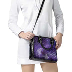 Aotearoa Taniko Matariki Shoulder Handbag Cosmic Violet