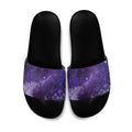 Aotearoa Taniko Matariki Slide Sandals Cosmic Violet