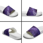 Aotearoa Taniko Matariki Slide Sandals Cosmic Violet