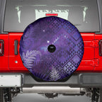 Aotearoa Taniko Matariki Spare Tire Cover Cosmic Violet