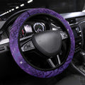 Aotearoa Taniko Matariki Steering Wheel Cover Cosmic Violet