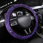 Aotearoa Taniko Matariki Steering Wheel Cover Cosmic Violet