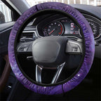 Aotearoa Taniko Matariki Steering Wheel Cover Cosmic Violet